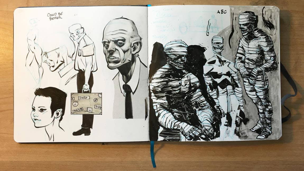 illo sketchbook sketches 2