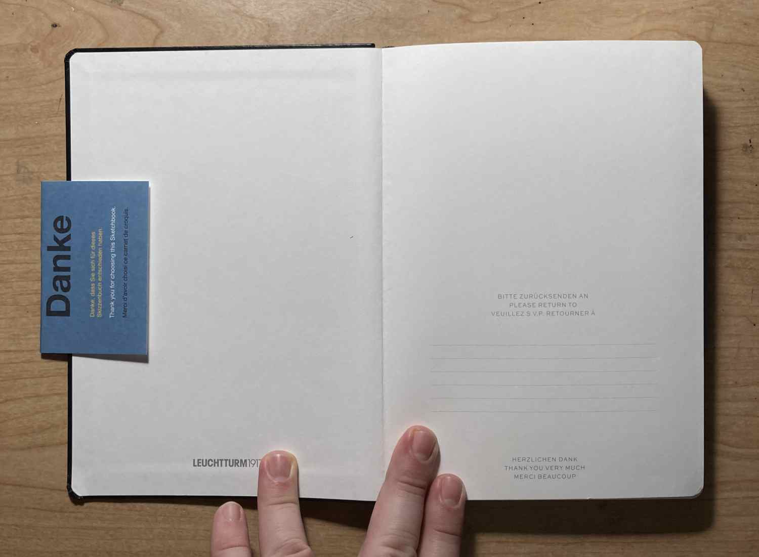 Leuchtturm1917 Sketchbook Medium A5 Inside Cover