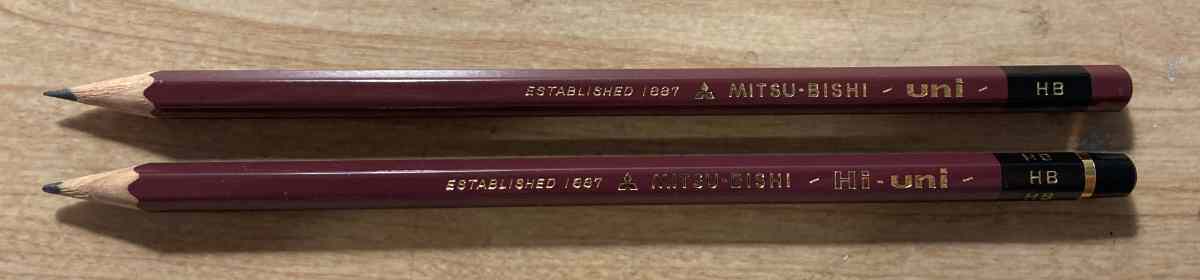 Mitsubishi Uni and Hi-Uni Comparison