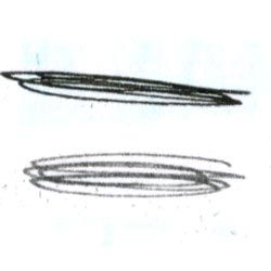 Prismacolor Col-Erase Colored Pencil - Copy not NP Blue with Micron Pen
