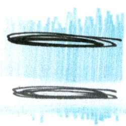 Uni Color Lead - 0.5 mm - Mint Blue with Micron Pen