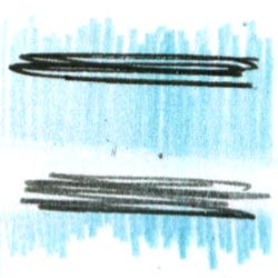Uni NanoDia Color Erasable Lead - 0.5 mm - Mint Blue with Micron Pen