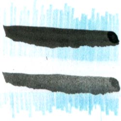 Uni NanoDia Color Erasable Lead - 0.5 mm - Mint Blue With Platinum Carbon Black Ink